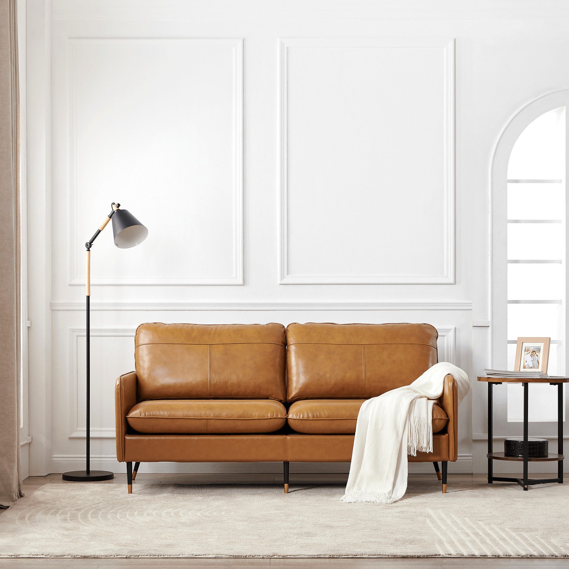 Z-Hom Sofa Leder Sofa 002 2-Sitzer-/ günstig online kaufen