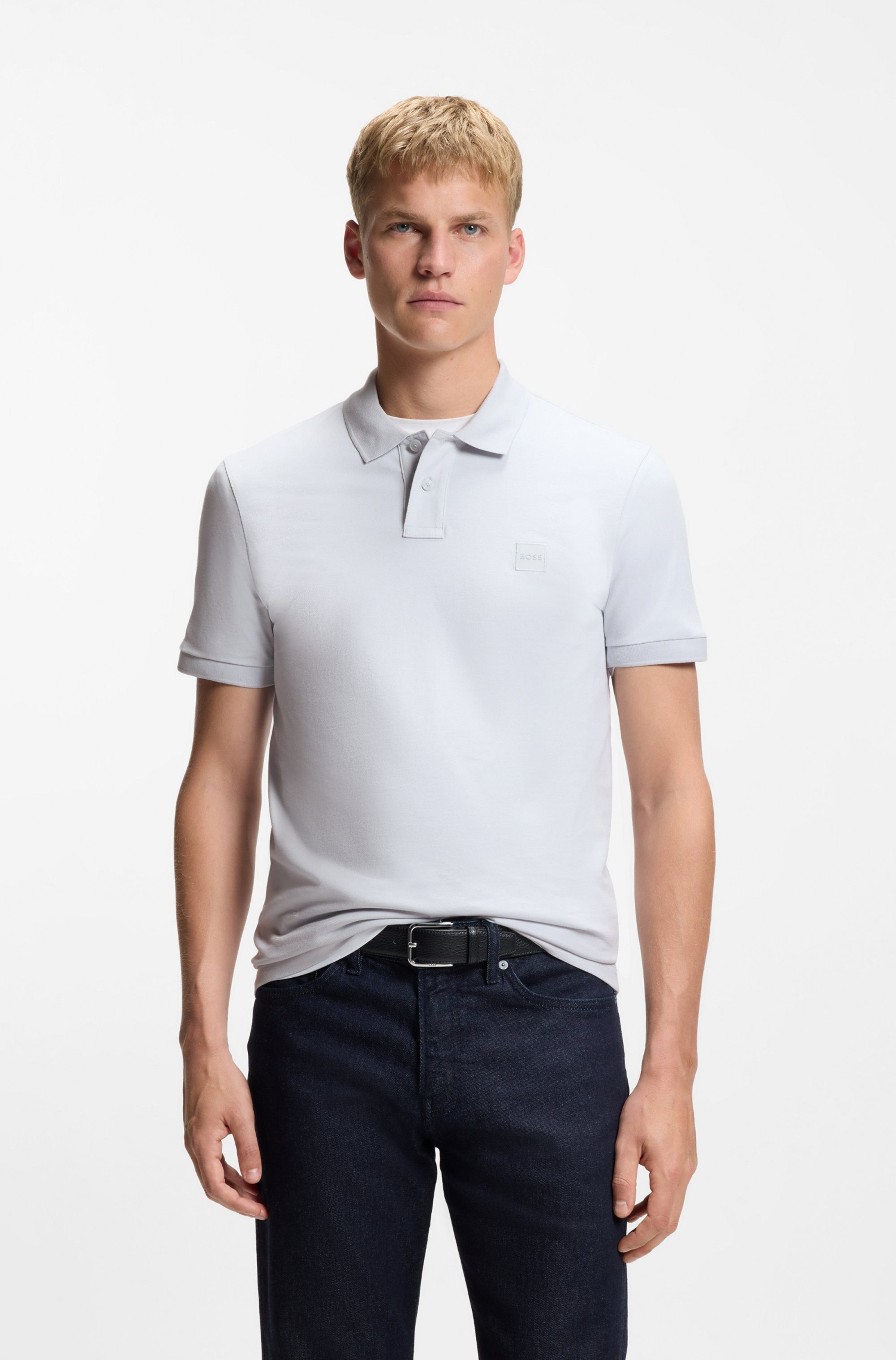 BOSS ORANGE Poloshirt Passenger Regular Fit Classic Stretch Pique Polo, pflegeleicht, Baumwolle mit Elasthan