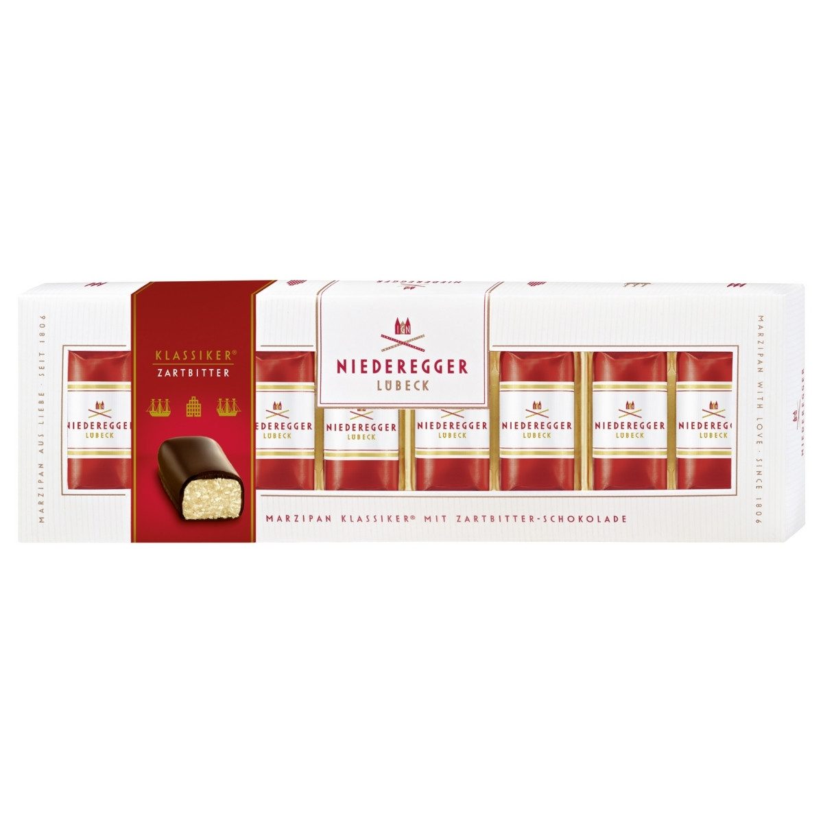 Niederegger Süßigkeit Niederegger Marzipan Klassiker®, 100 g, 8 St.