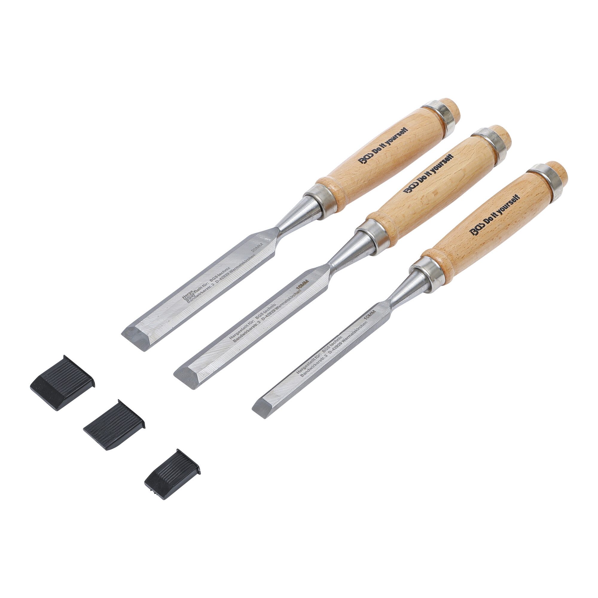 Beitelsatz BGS Do it yourself Stechbeitel-Satz 10 / 16 / 20 mm 3 teilig