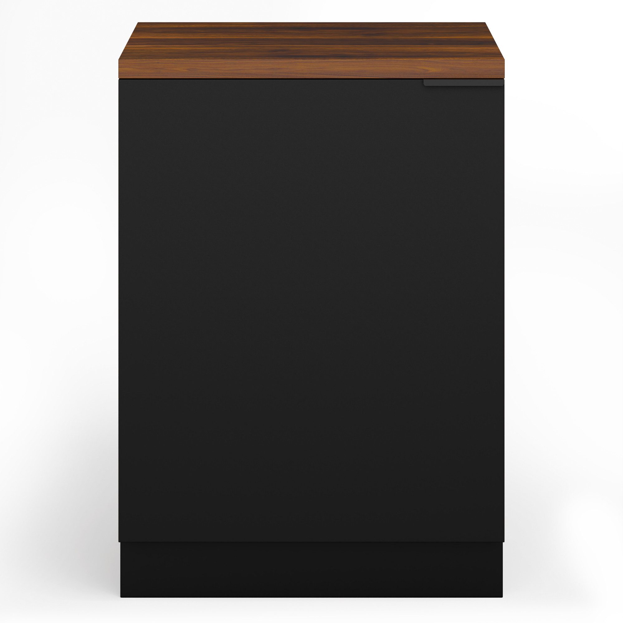 blumfeldt Spülenunterschrank WoodVista (Set) Geschirrspülerschrank Arbeitsplatte MDF mit Griff