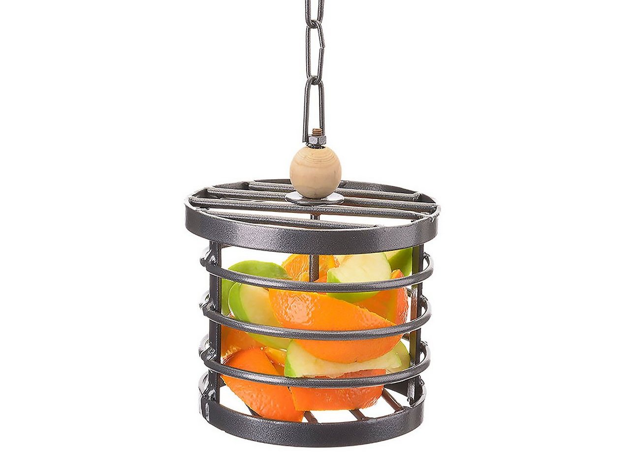 Montana Cages Voliere Metallkörbchen für Sittiche & Papageien, zum Befüllen, ca. 13 x 13 x 14,5 cm