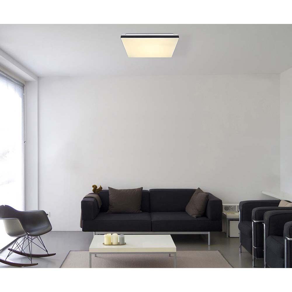 Kaltweiß, verbaut, dimmbar Neutralweiß, LED-Leuchte, Fernbedienung RGB Wohnzimmerlampe etc-shop Smarte Deckenleuchte fest Smart Warmweiß, LED Tageslichtweiß, LED-Leuchtmittel