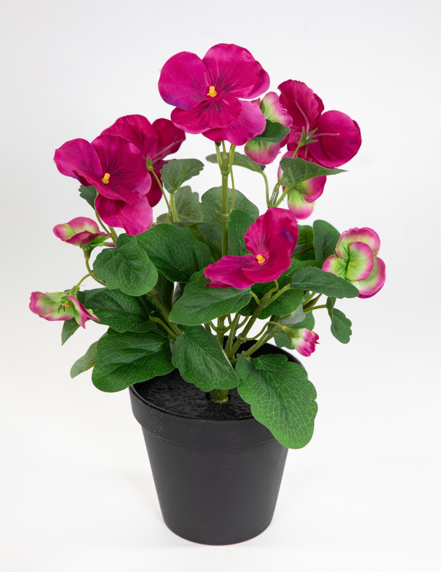 Kunstblume Stiefmütterchen 30cm im Topf FT Kunstpflanzen künstliche Blumen günstig online kaufen
