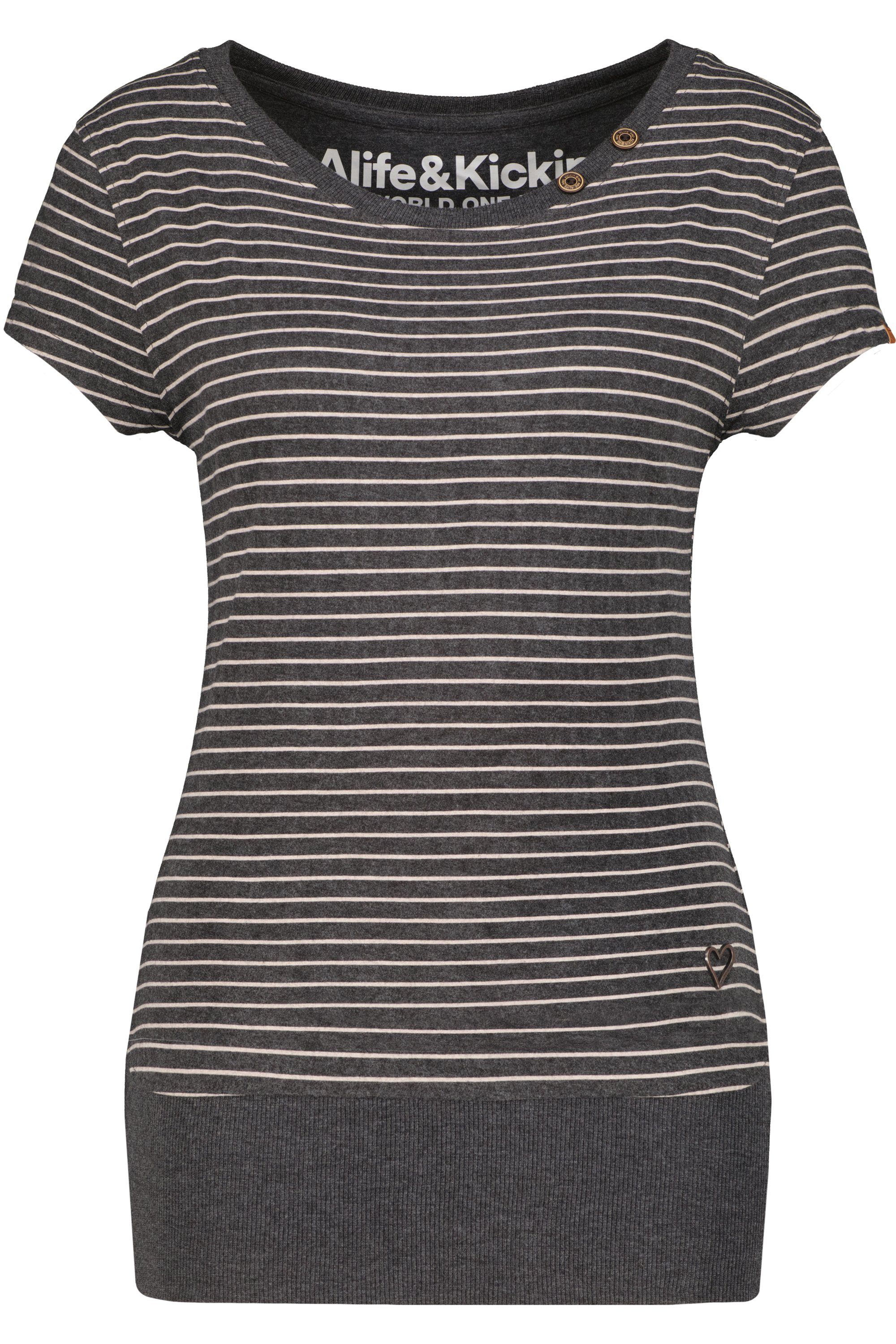 Alife & Damen Shirt moonless CocoAK T-Shirt melange Z T-Shirt Kickin