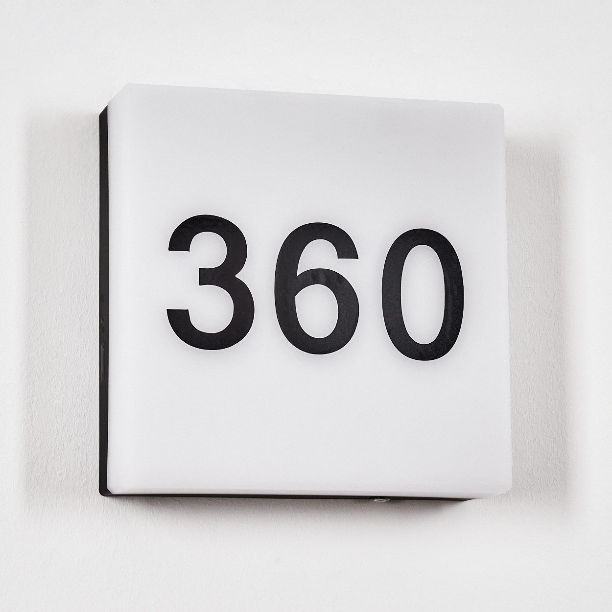 hofstein Außen-Wandleuchte Außenwandlampe aus Metall/Kunststoff in Schwarz/ günstig online kaufen