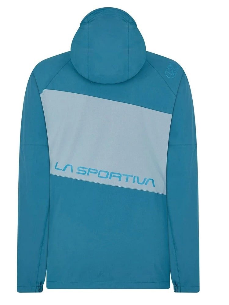 La Sportiva Laufjacke Run (leicht, wasserabweisend, maximale Bewegungsfreiheit) blau Damen