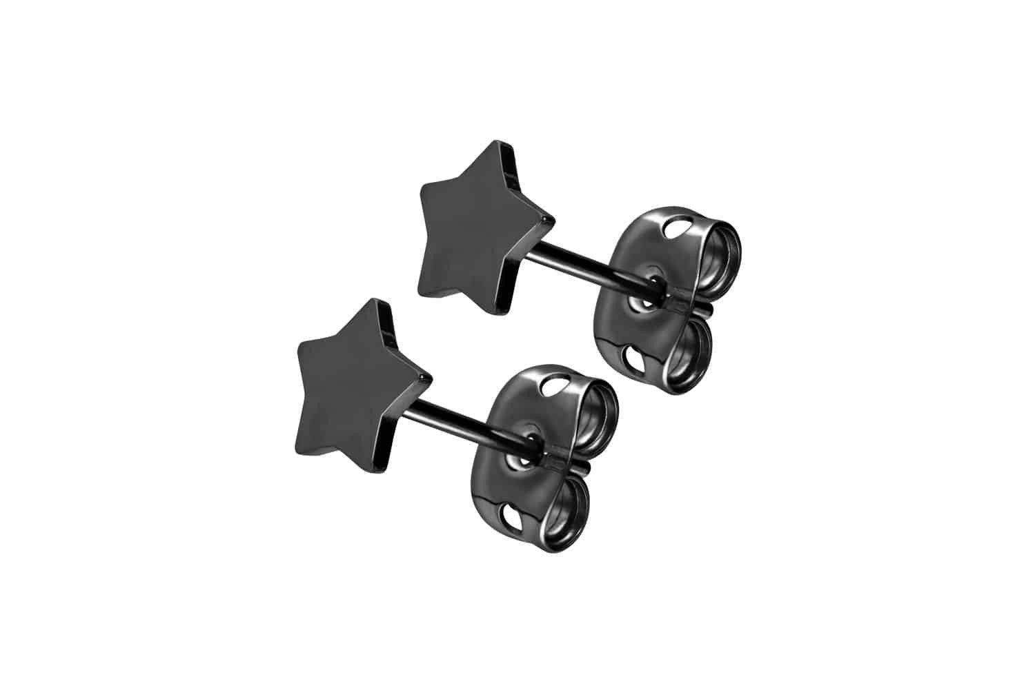 PIERCINGLINE Piercing-Set Titan Ohrstecker STERN (Ohrstecker günstig online kaufen
