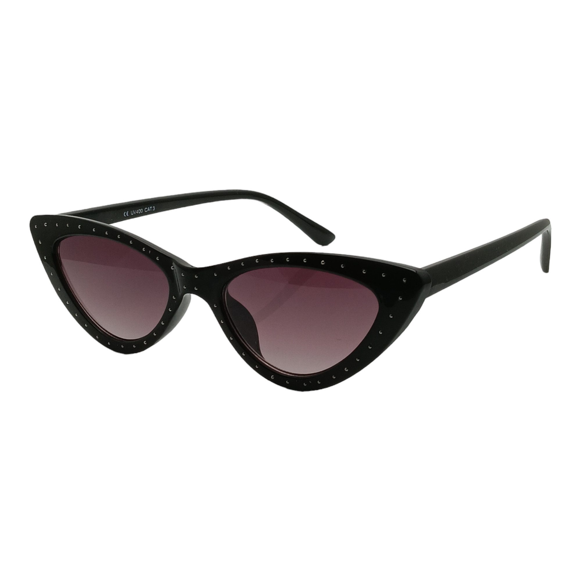 Rennec Sonnenbrille (Damen Cateye Festival Brille mit Brillenbeutel) schmal günstig online kaufen