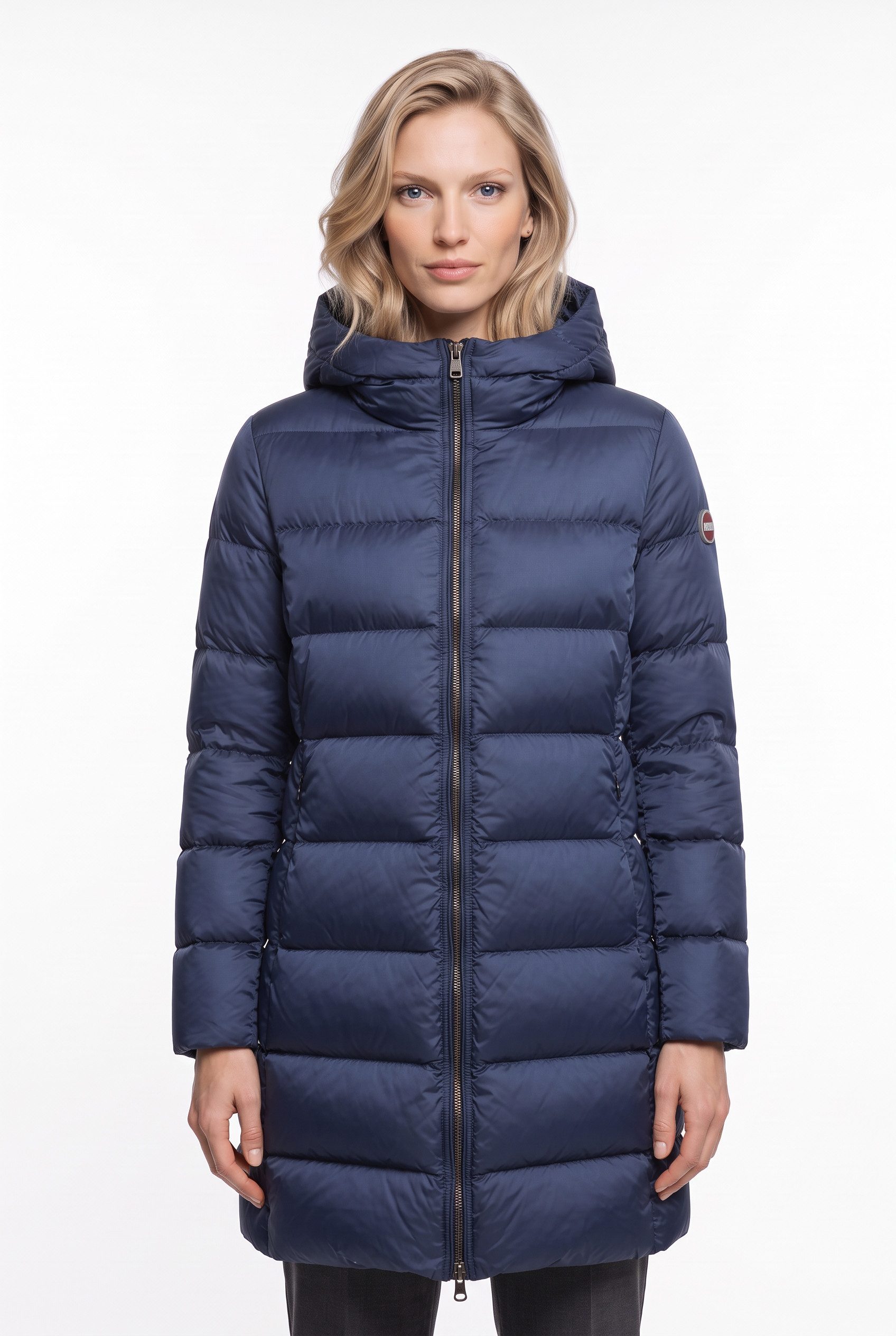 Colmar Daunenjacke mit glänzendem Finish, normale Passform, 2-Wege-Zipper