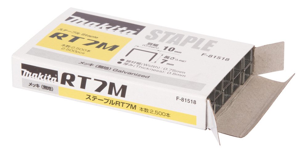 Thumbnail - Makita Werkzeug GmbH Tackerklammer Makita Klammer 10-7mm 2.500 Stück F-81518