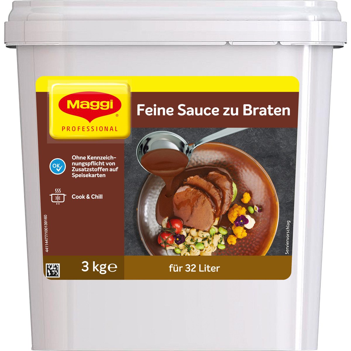 MAGGI Saucen, Maggi Feine Soße zu Braten Instant für 32 Liter Gastro Box 3000g