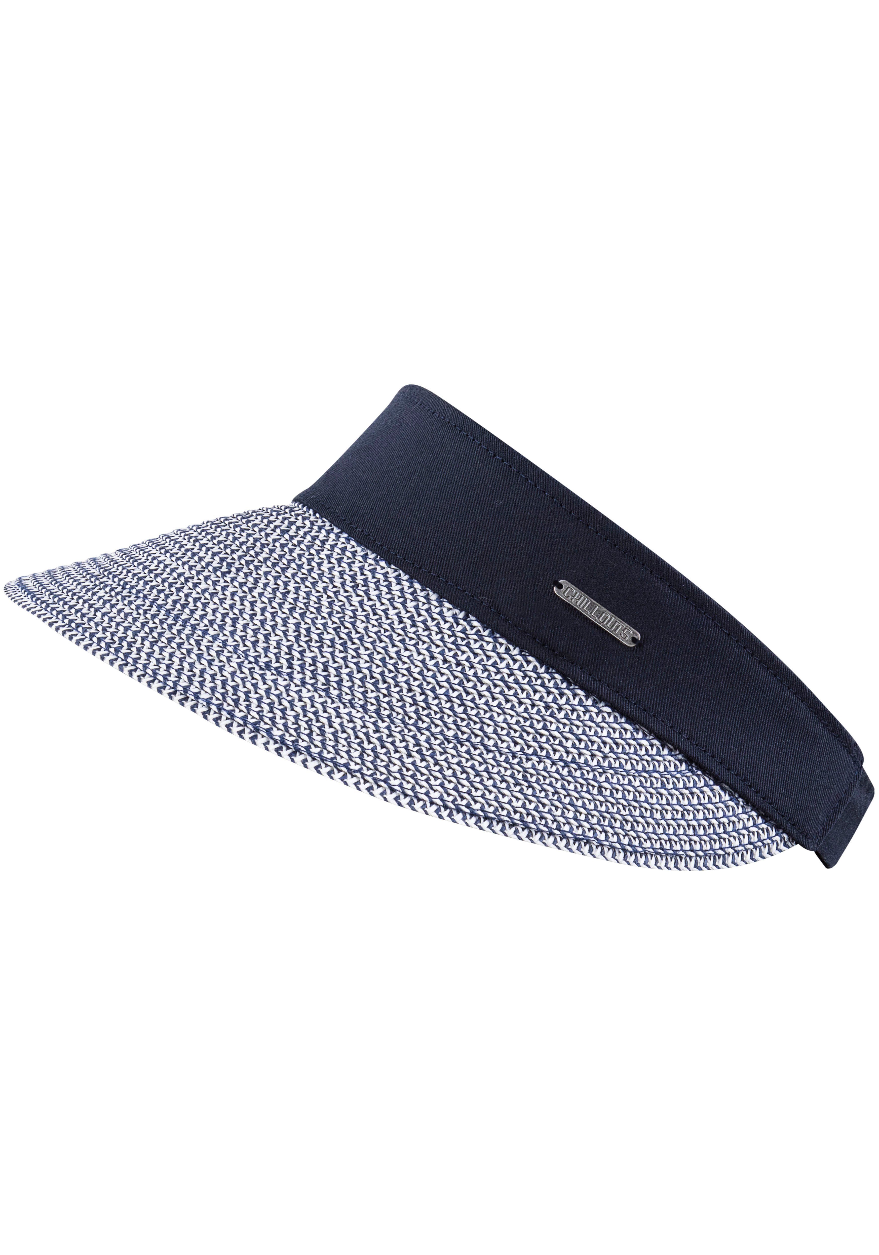 chillouts Visor Strohvisor mit Baumwollanteil, Wexford Hat navy | Visors