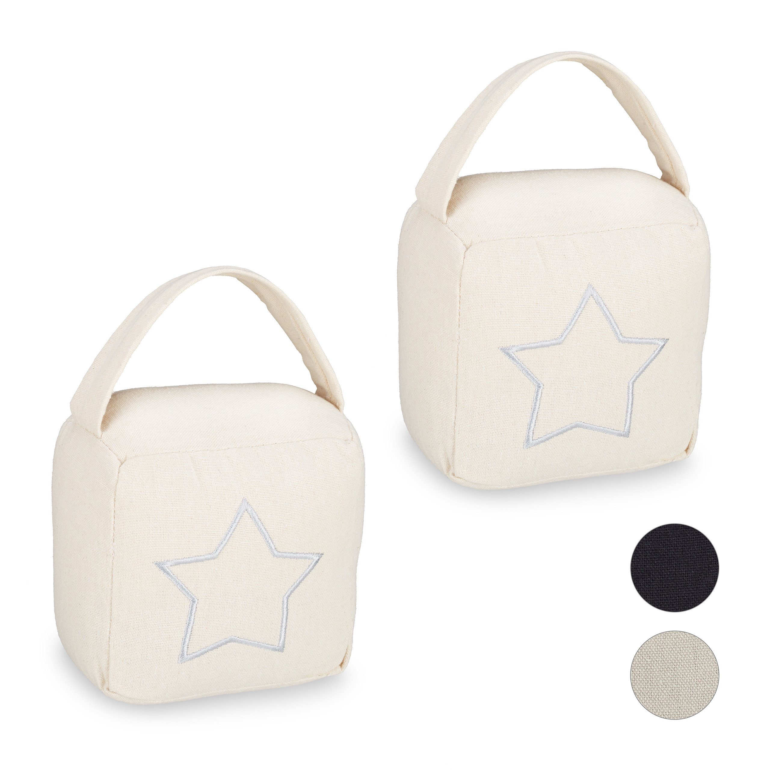 relaxdays Türstopper 2 x Türstopper Sack günstig online kaufen