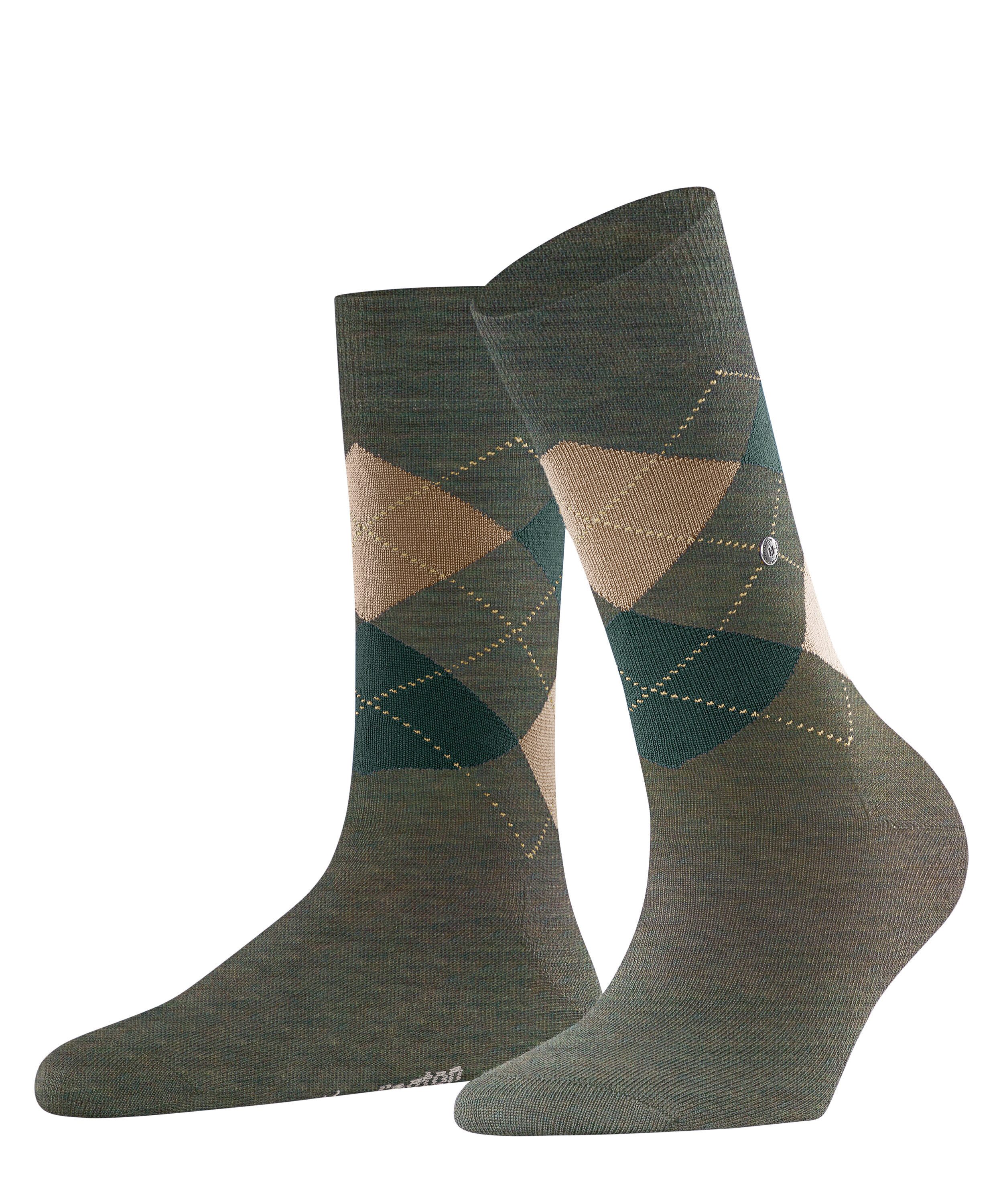 Burlington Socken Burlington Melange Marylebone Damen (1-Paar) mit wärmender Schurwolle