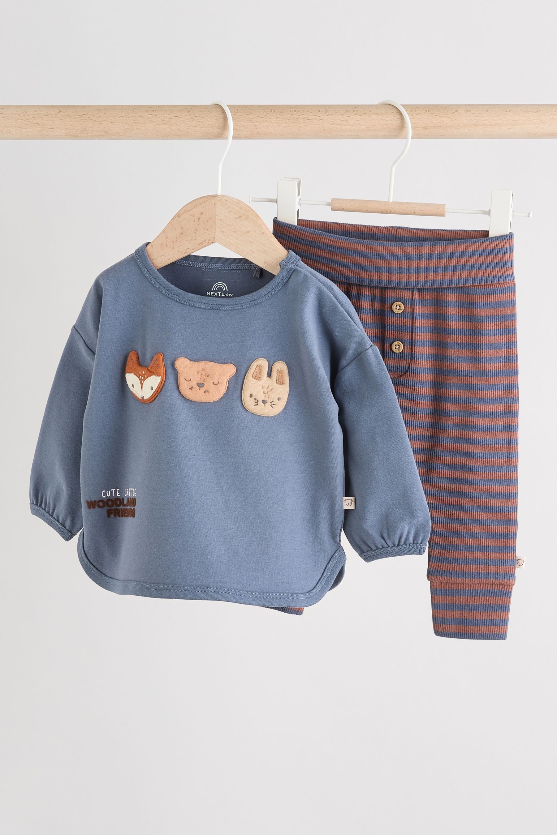 Next Shirt & Leggings 2-teiliges Baby-Set mit Oberteil und Leggings (2-tlg)