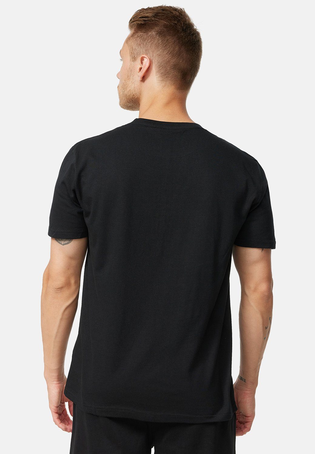 Black/Grey KINGSWOOD Lonsdale T-Shirt