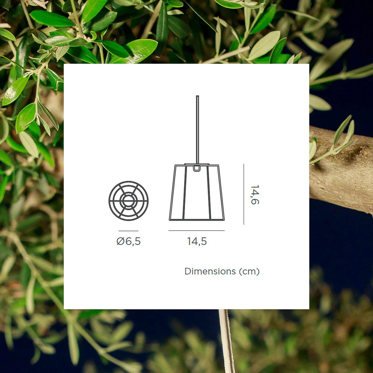 NEWGARDEN LED Gartenleuchte AKKU Hängeleuchte MINI CONTA HANG – Bild 3 von 5