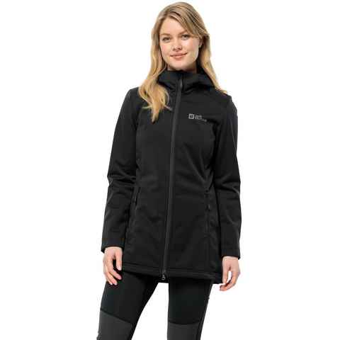 Jack Wolfskin Funktionsjacke WINDHAIN COAT W in schlichtem Design