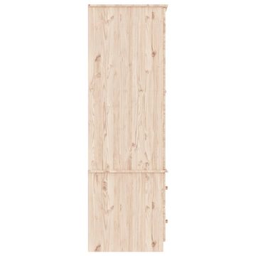 furnicato Kleiderschrank ALTA 90x55x170 cm Massivholz Kiefer