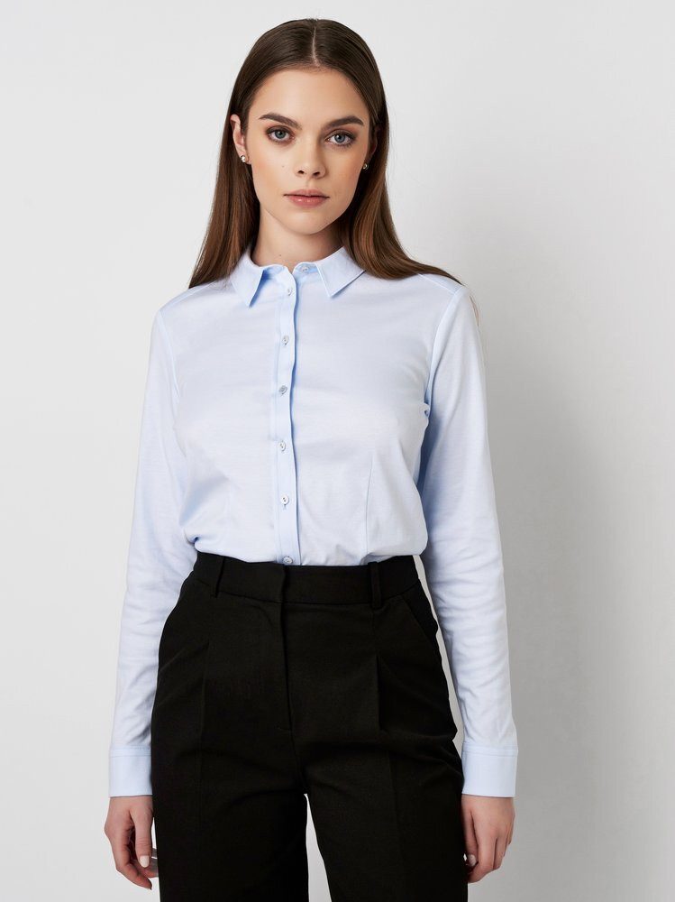 DESOTO Klassische Bluse Pia mit Hemdblusenkragen