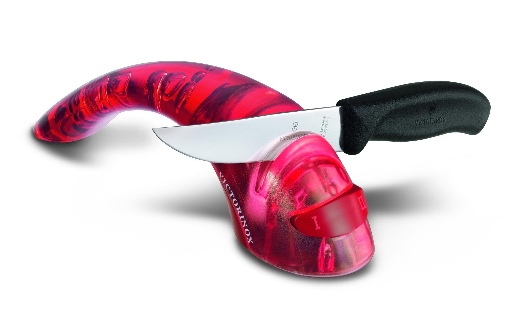 Victorinox Taschenmesser Messerschärfer mit Keramikrollen, rot