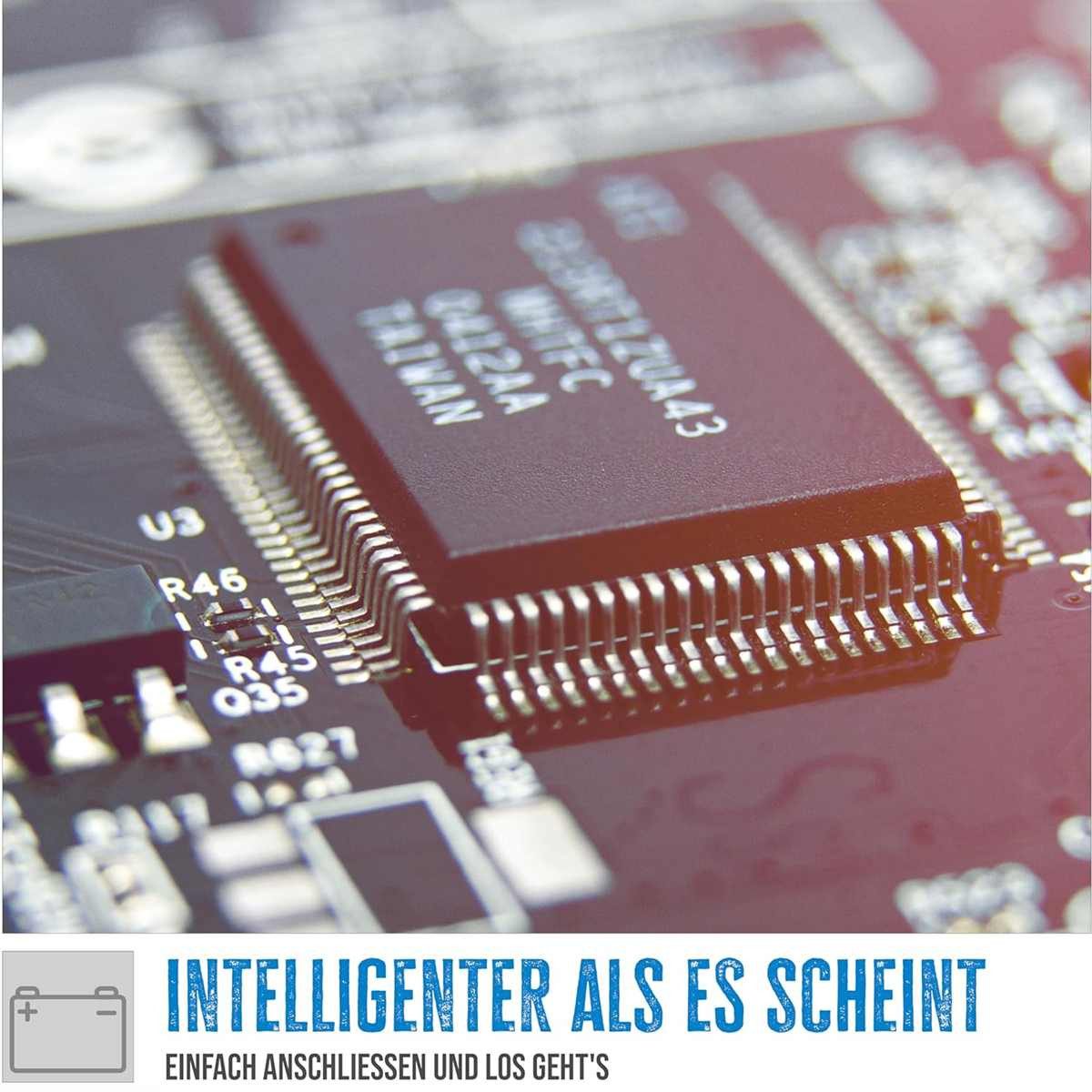 Güde Automatik Batterieladegerät GAB 12V/6V-1A Inverter KFZ-Ladegerät Batterie-Ladegerät