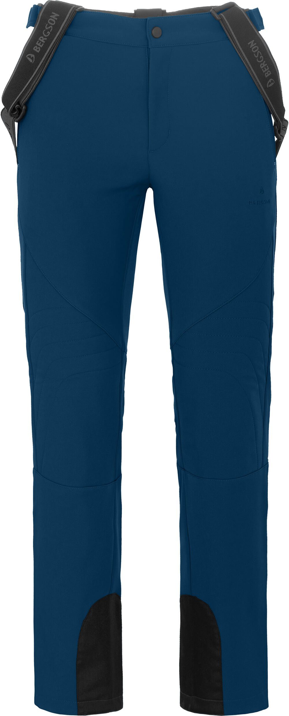 JUMPER Softshell elastisch, winddicht, Skihose, Herren poseidon Skihose Kurzgrößen, Bergson blau