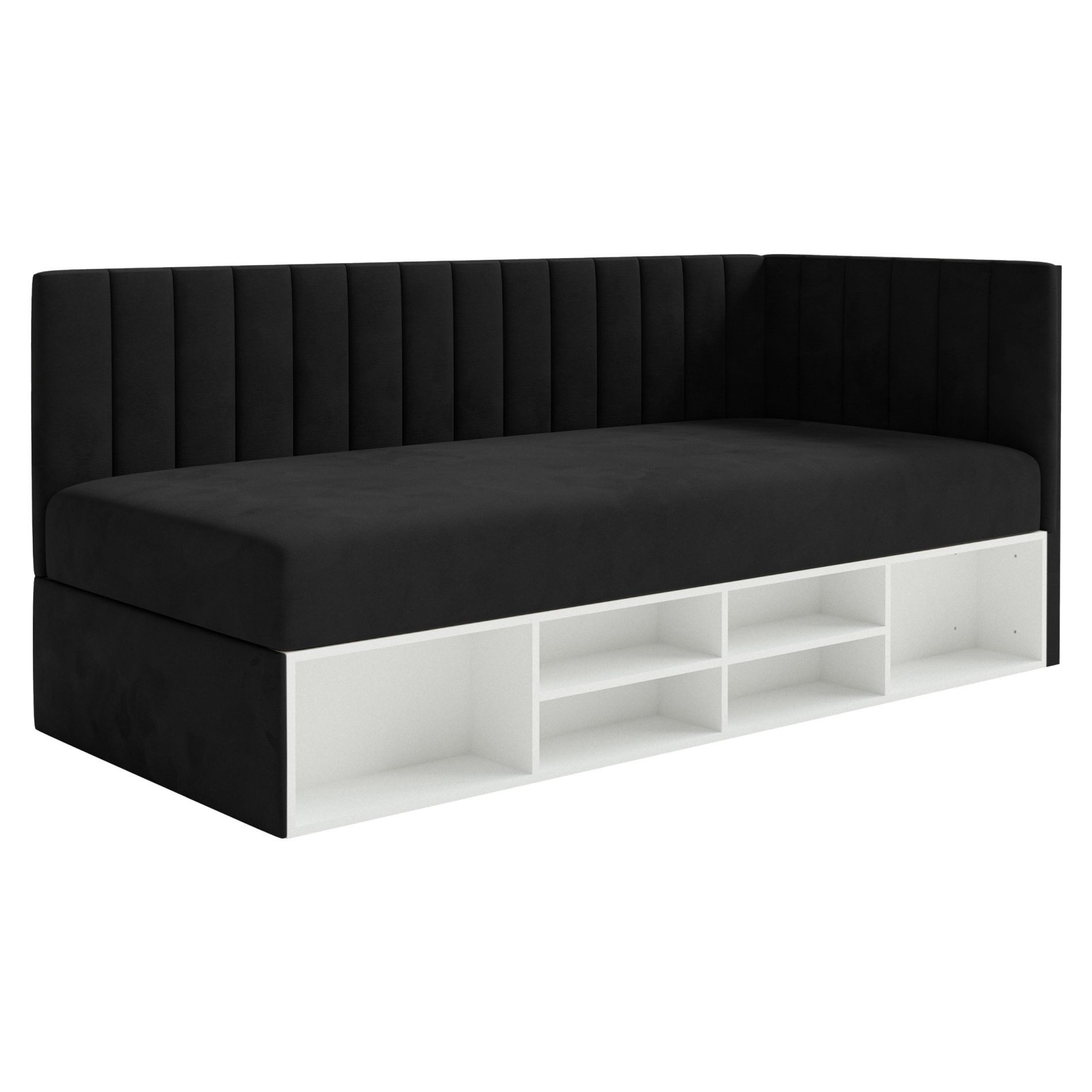 Selsey Jugendbett VENTRIO, mit Bonellfederkernmatratze, Bettkasten, Regal u günstig online kaufen