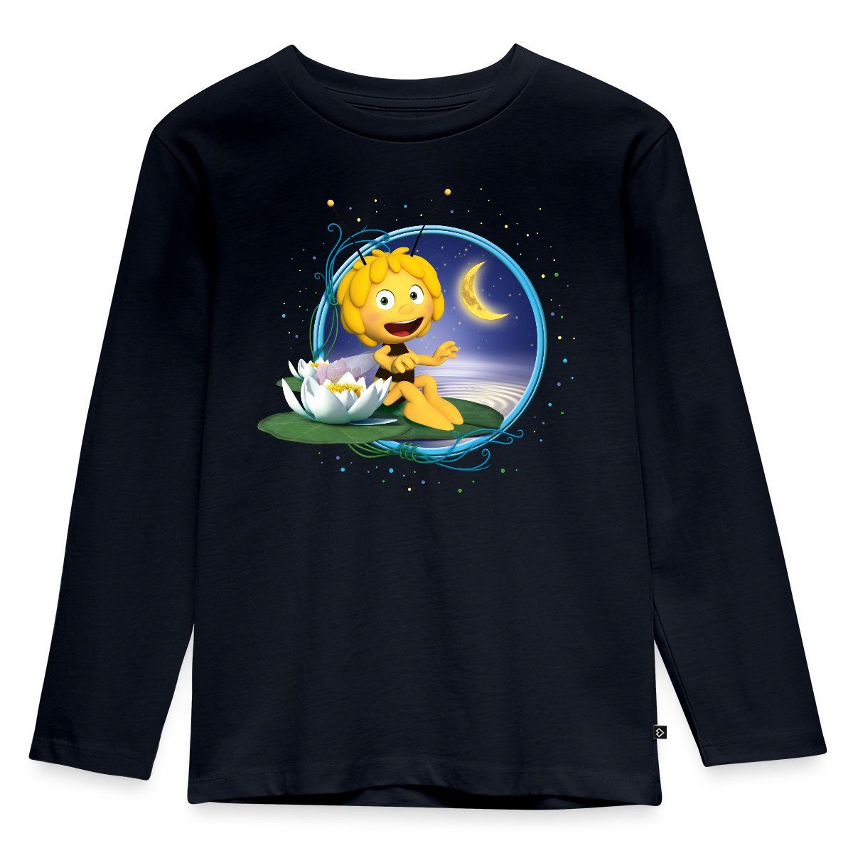 T-Shirt Biene Maja Mondschein Kinder Premium Langarmshirt