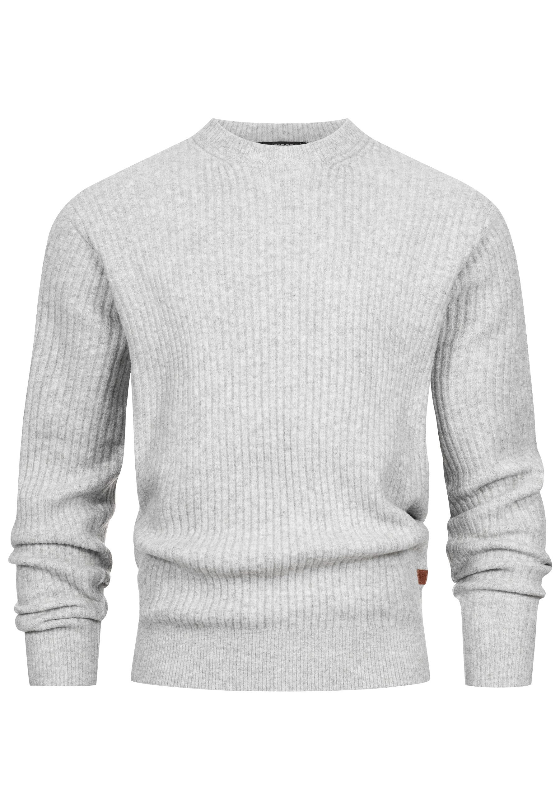 Indicode Strickpullover Herren INPeace O-Neck Pullover Herrenpullover mit R günstig online kaufen