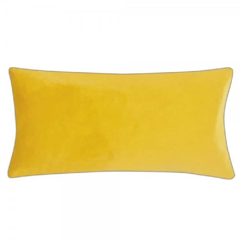 PAD Kissenhülle Kissenhülle Samt Elegance Gelb günstig online kaufen