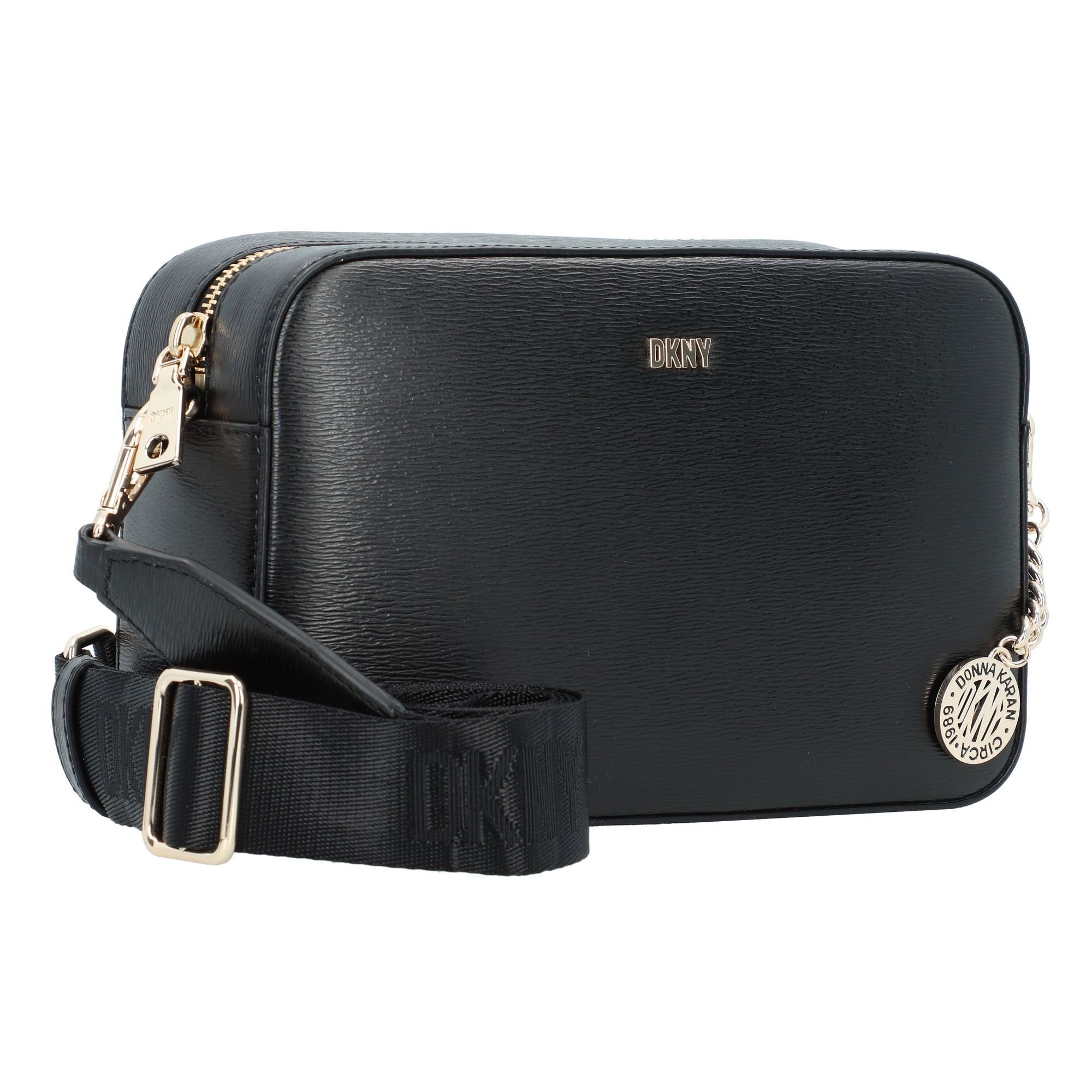 blk-gold Umhängetasche Leder DKNY Bryant,