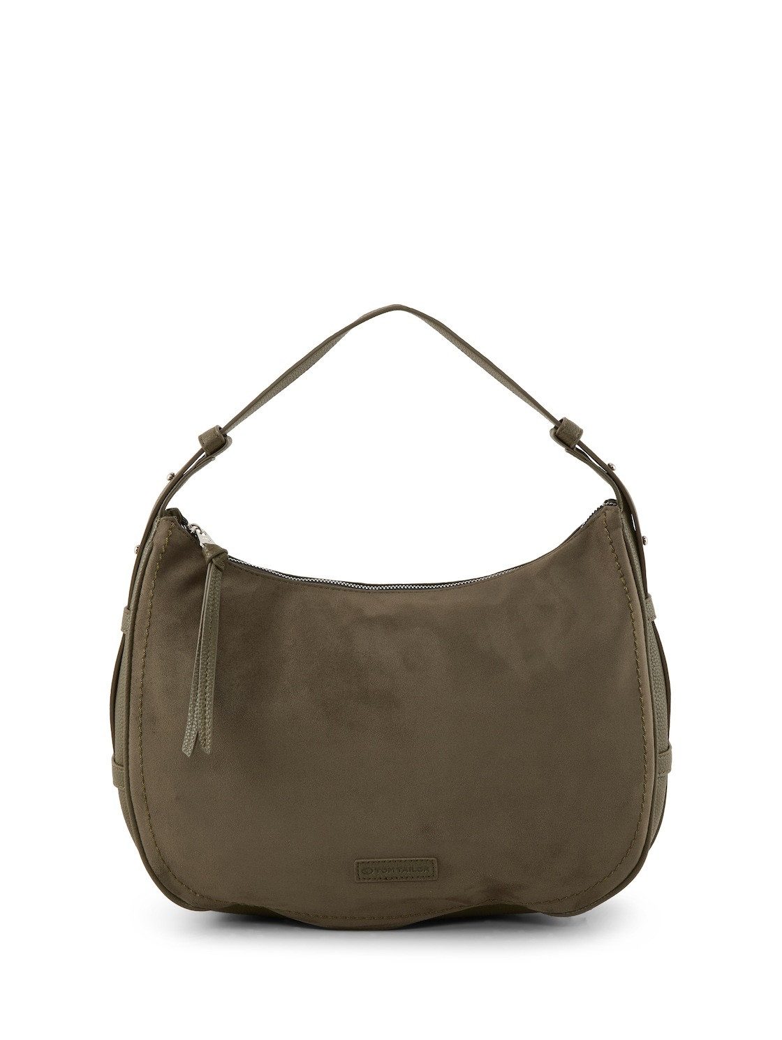 TOM TAILOR Beuteltasche Bags, TTLYSA M Schultertasche in Velourleder-Optik
