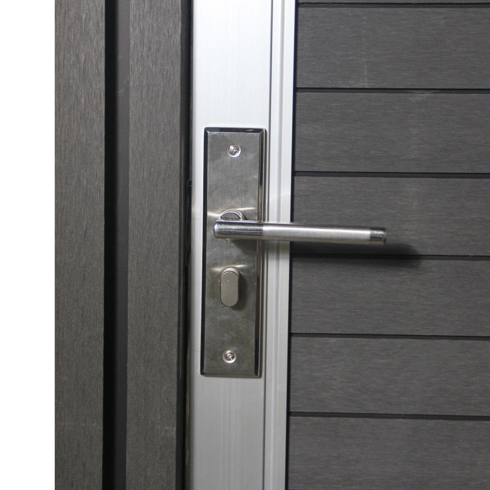 HOME DELUXE Gartentor WPC Gartentor CALLATOR 180 x 90 cm, (inkl. Schlüssel & Montagezubehör), Geeignet für WPC Sichtschutzzaun CALLADO, Gartentür Zauntor Tor