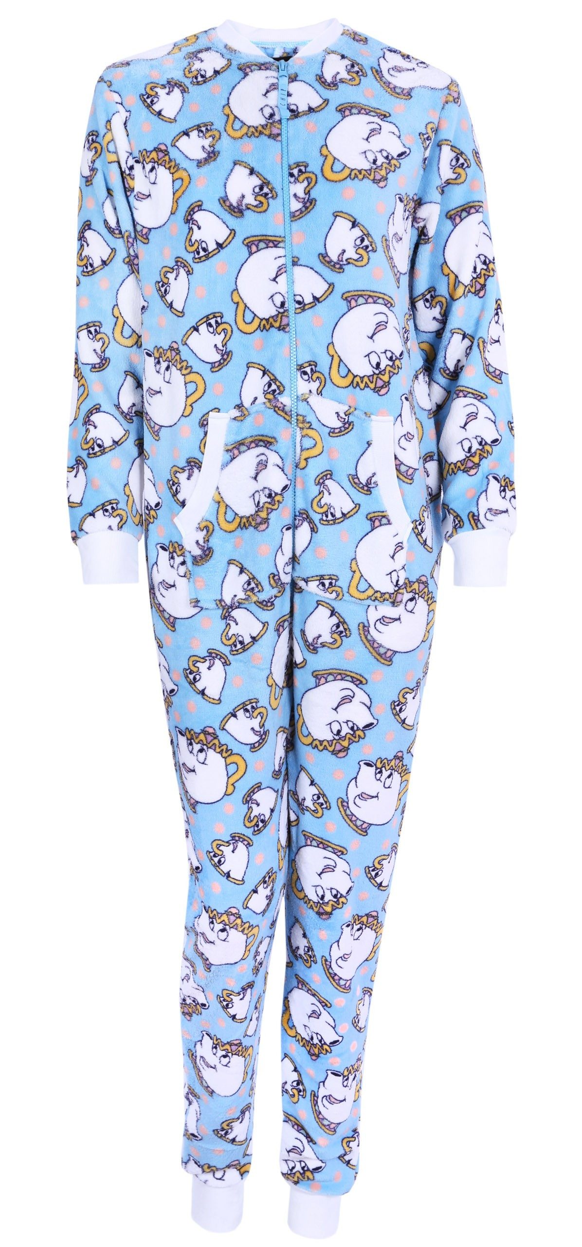 Sarcia.eu Schlafanzug Blauer einteiliger Schlafanzug Die Schöne und das Biest DISNEY XS