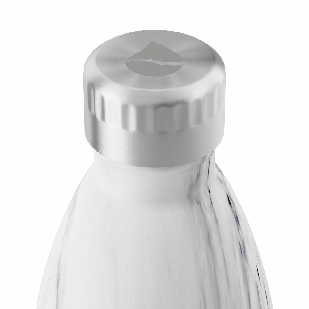 1 L Marble FLSK White Trinkflasche