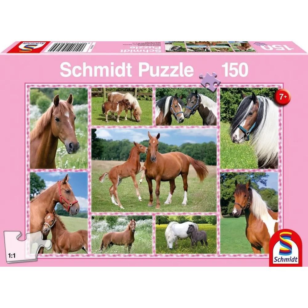 Schmidt Spiele Puzzle Pferdeträume, 150 Teile - Kinderpuzzle, 150 Puzzleteile