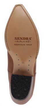 Sendra Boots 2699 Braun Stiefelette Rahmengenäht Damen Westernstiefelette