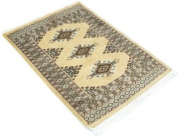 Teppich Buchara Teppich handgeknüpft beige, morgenland, rechteckig, Höhe: 6 mm