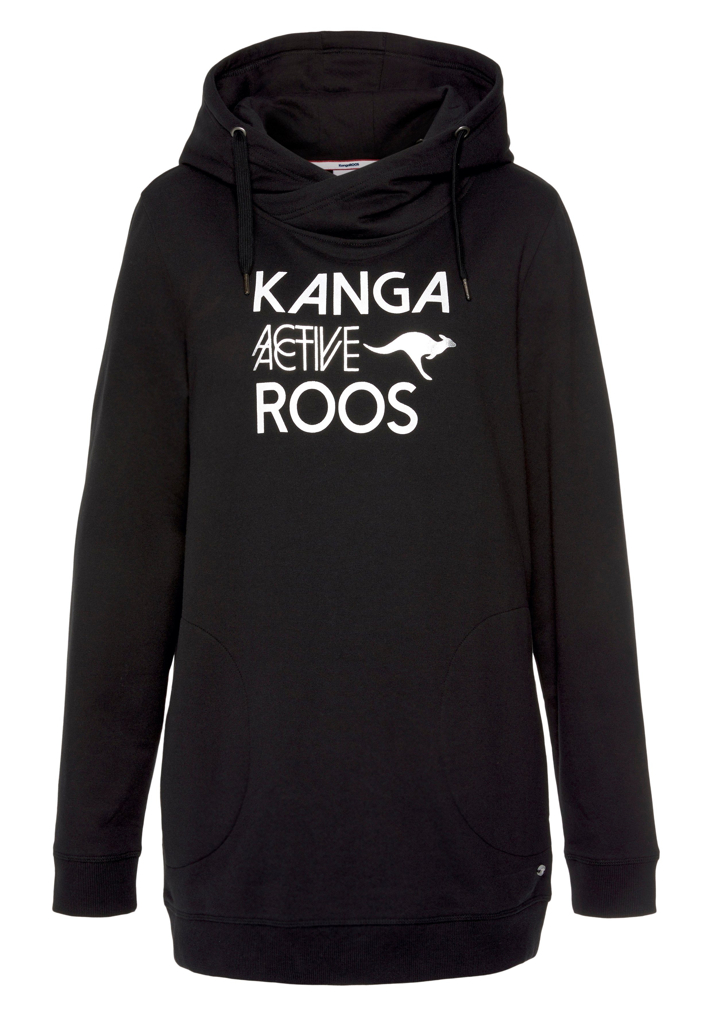 KangaROOS Sweatshirt Große Größen schwarz