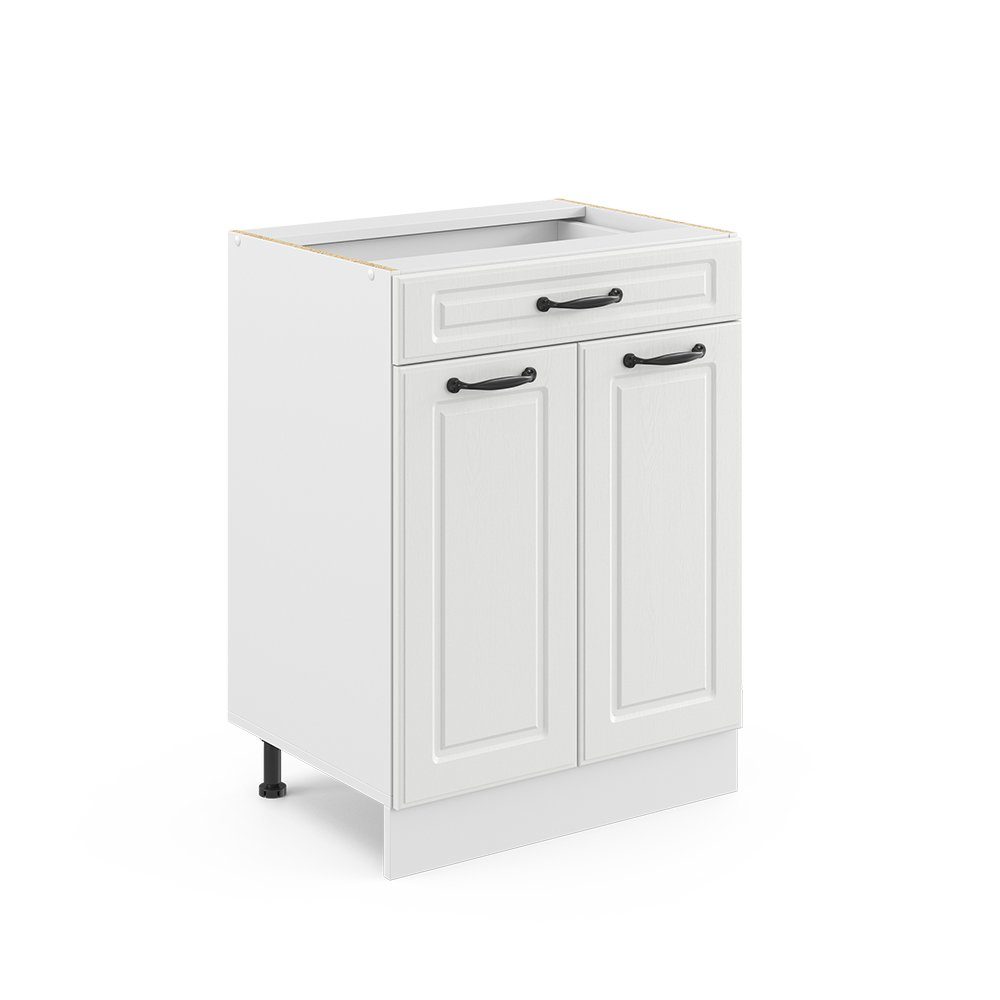 Vicco Unterschrank R-Line, Weiß Landhaus/Weiß, 60 günstig online kaufen