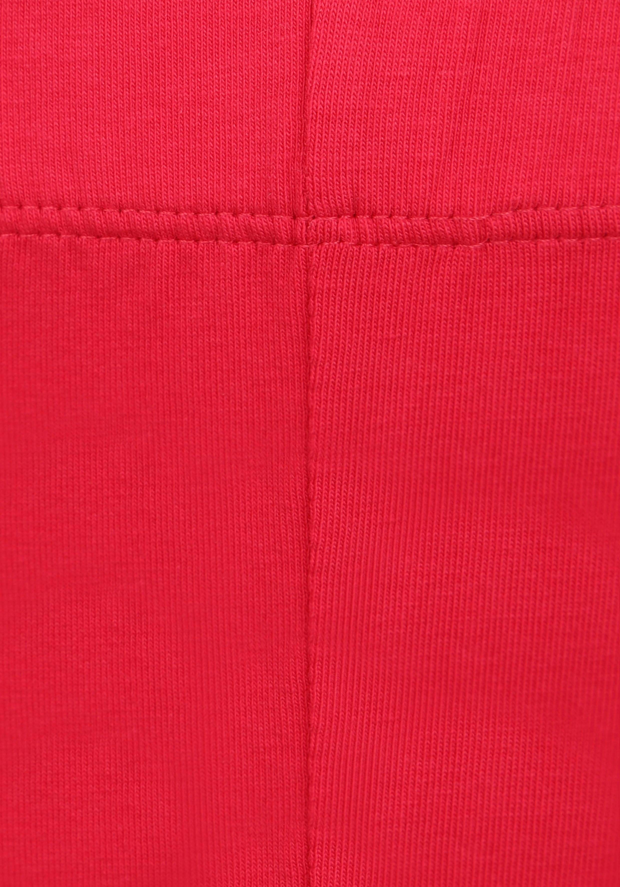 KIDSWORLD Leggings (2er-Pack) in 3/4 rot, Länge weiß