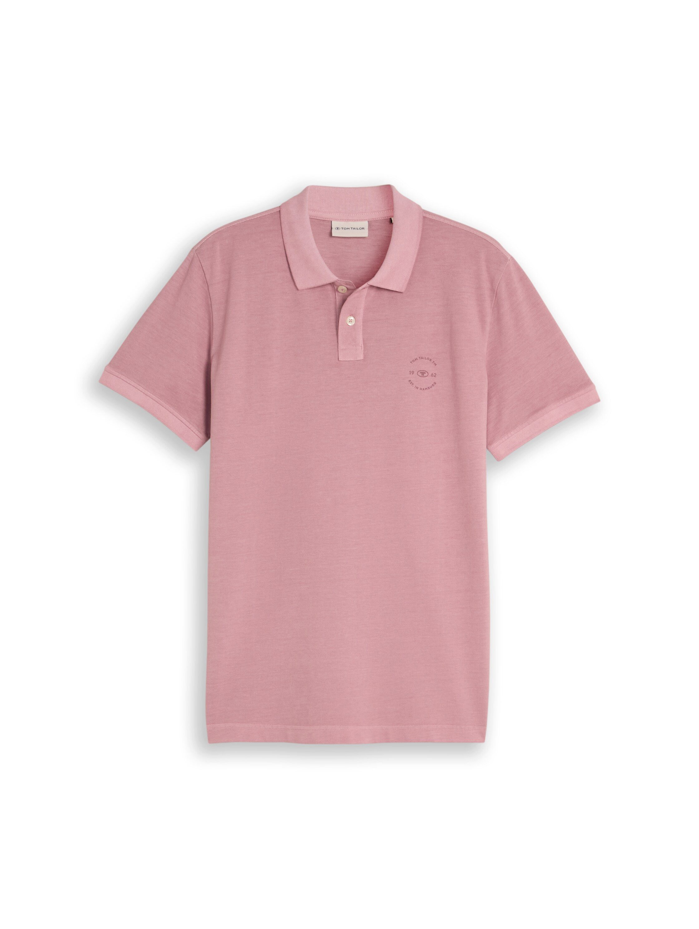 TOM TAILOR Poloshirt Sommershirt mit kleinem Logo-Print – Bild 5 von 5