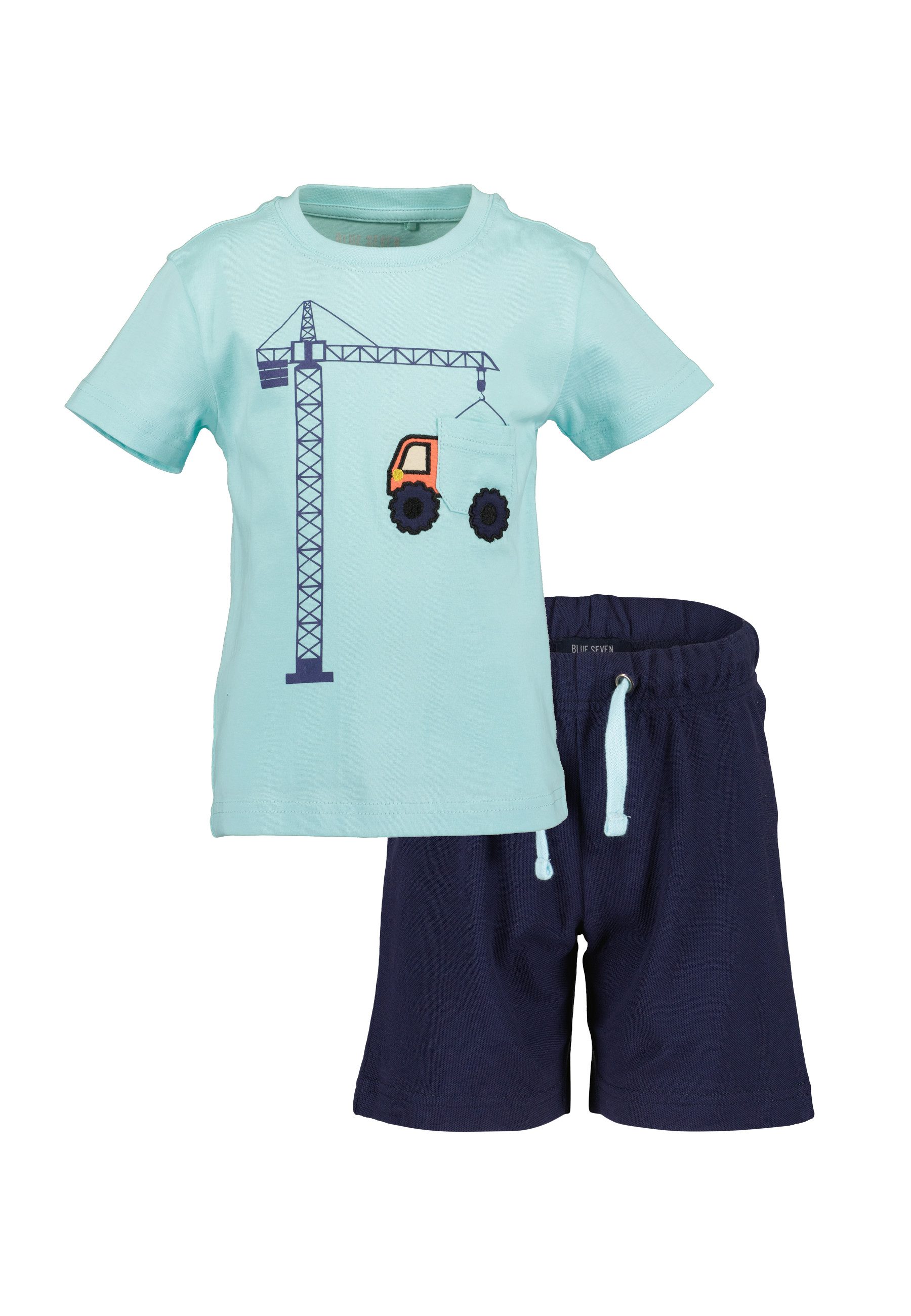 Blue Seven Shirt & Shorts (Set, 2-tlg)