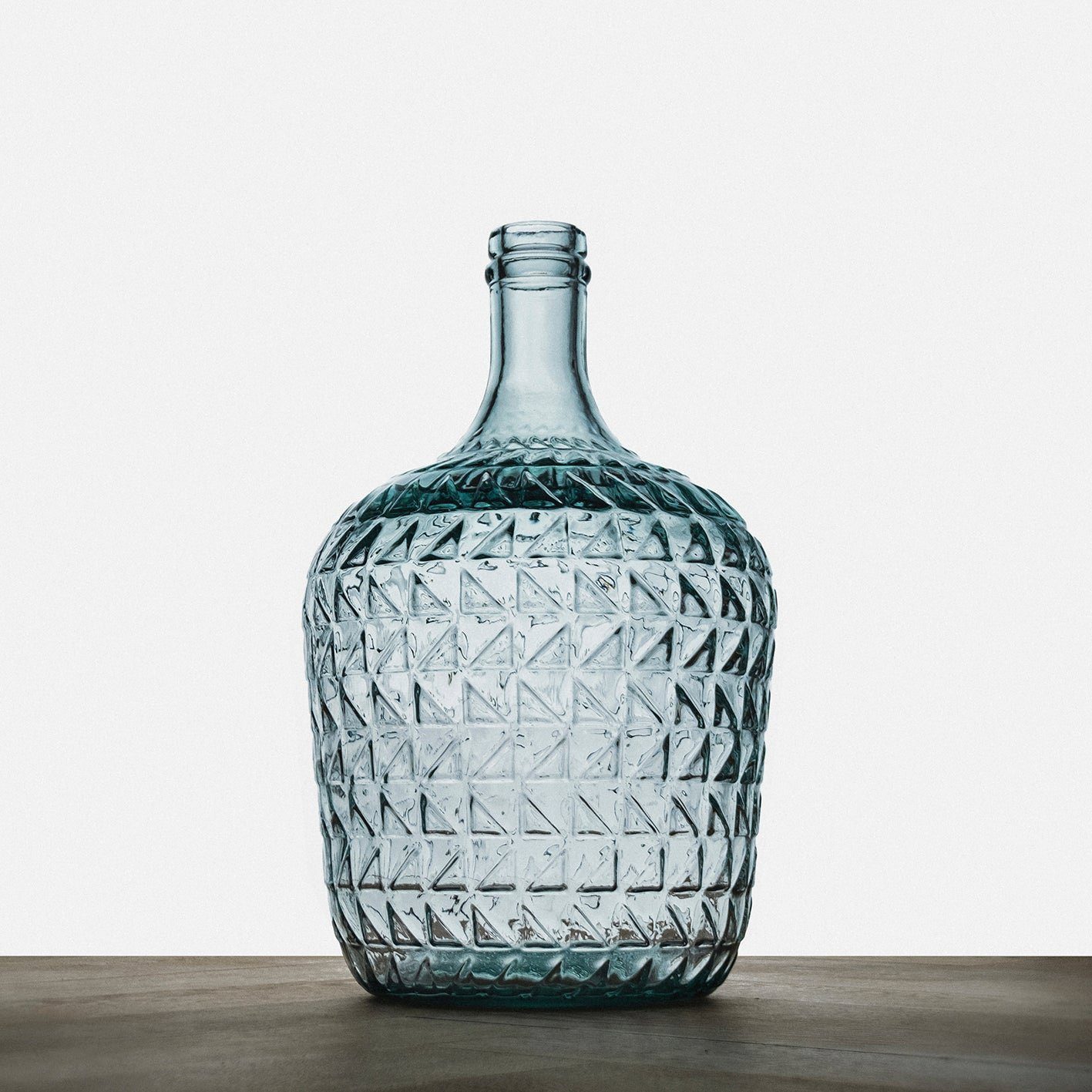 transparent Altglas, Vase the "Valentina", up way Tischvase 100 %