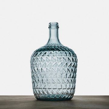 the way up Tischvase Vase "Valentina", 100 % Altglas, transparent