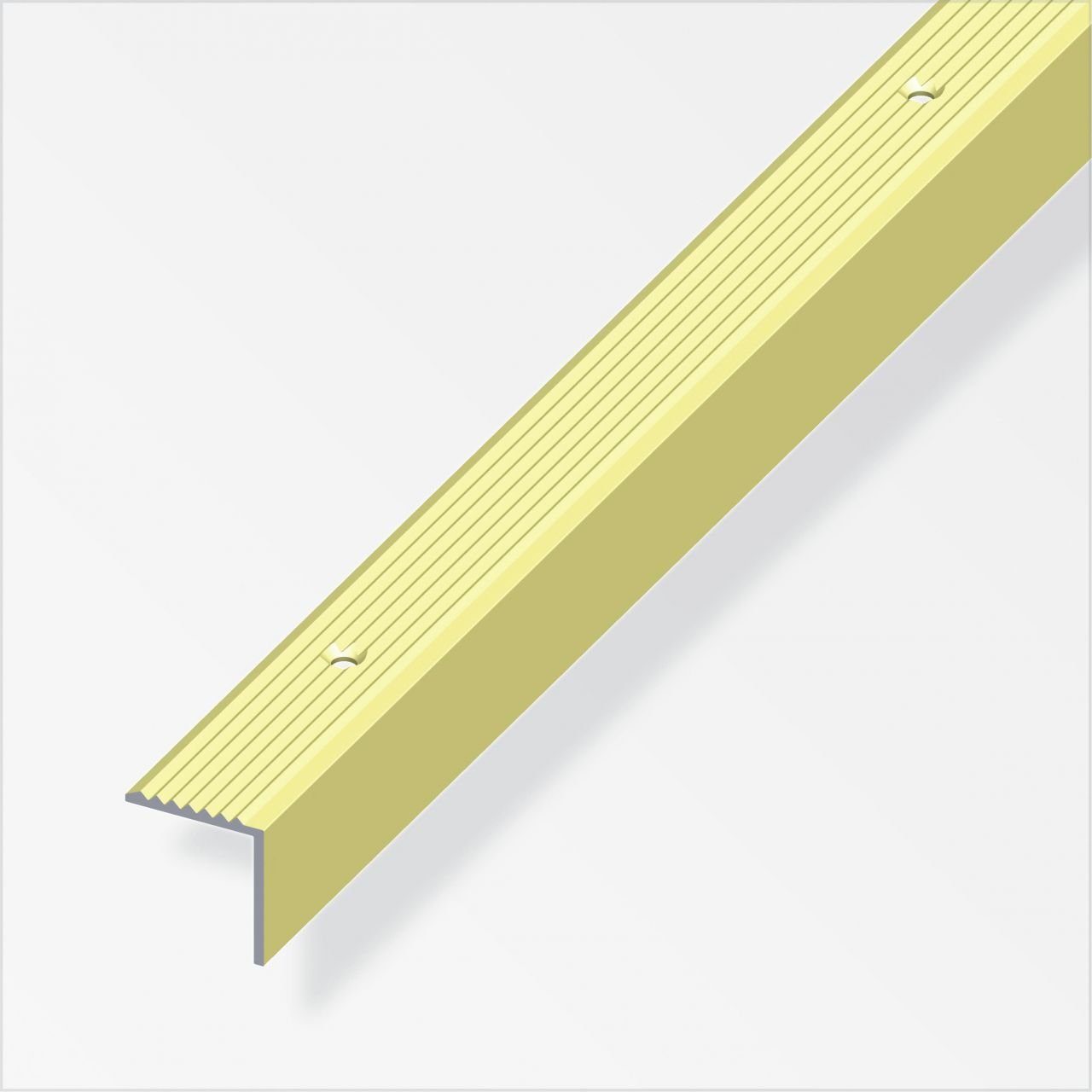 alfer Treppenstufen-Seitenblende m, alfer x Treppenprofil 19 1 20 mm Aluminium