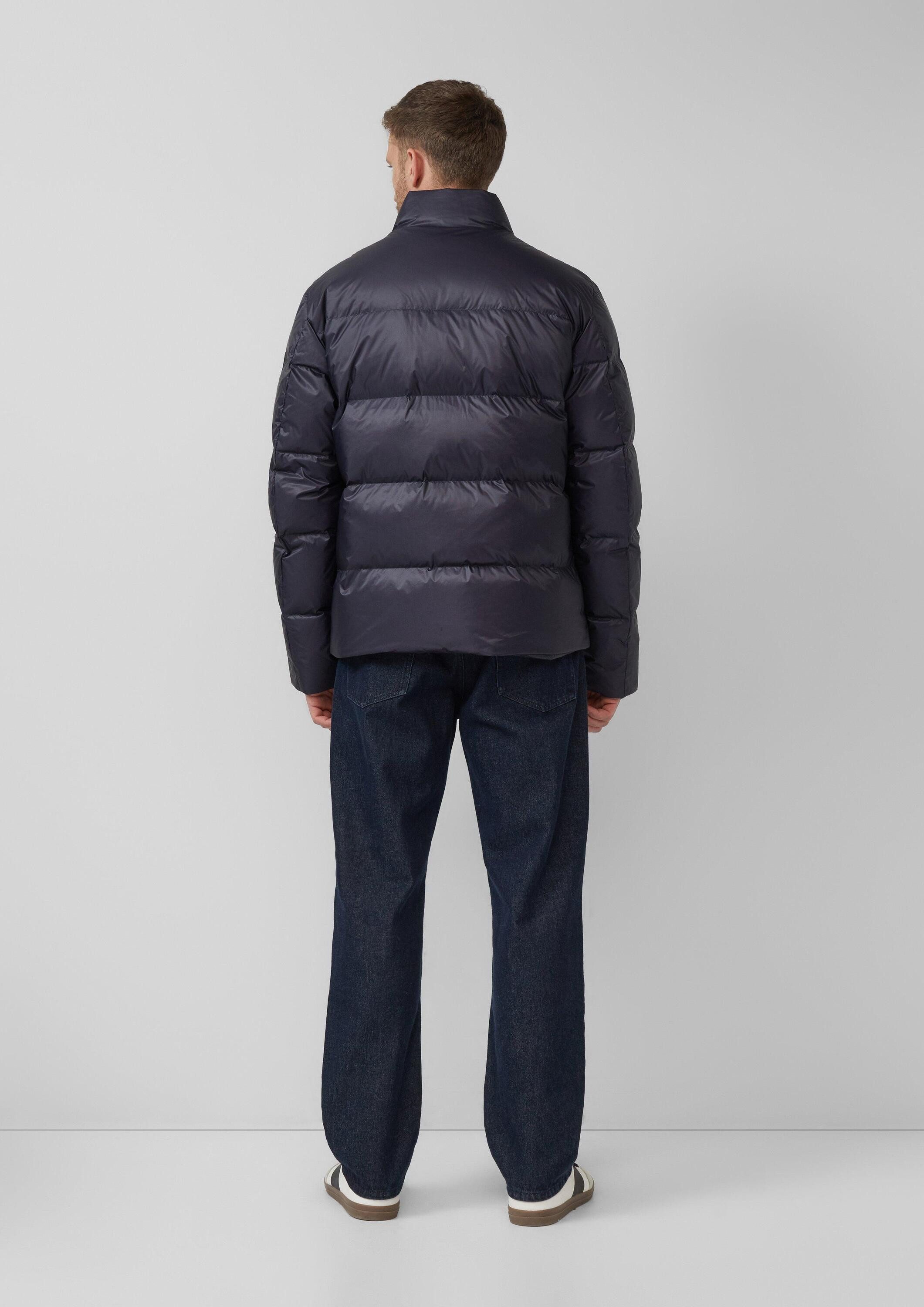 s.Oliver Winterjacke Outdoor-Jacke Wattierte Jacke mit Stehkragen und recycelter Daune
