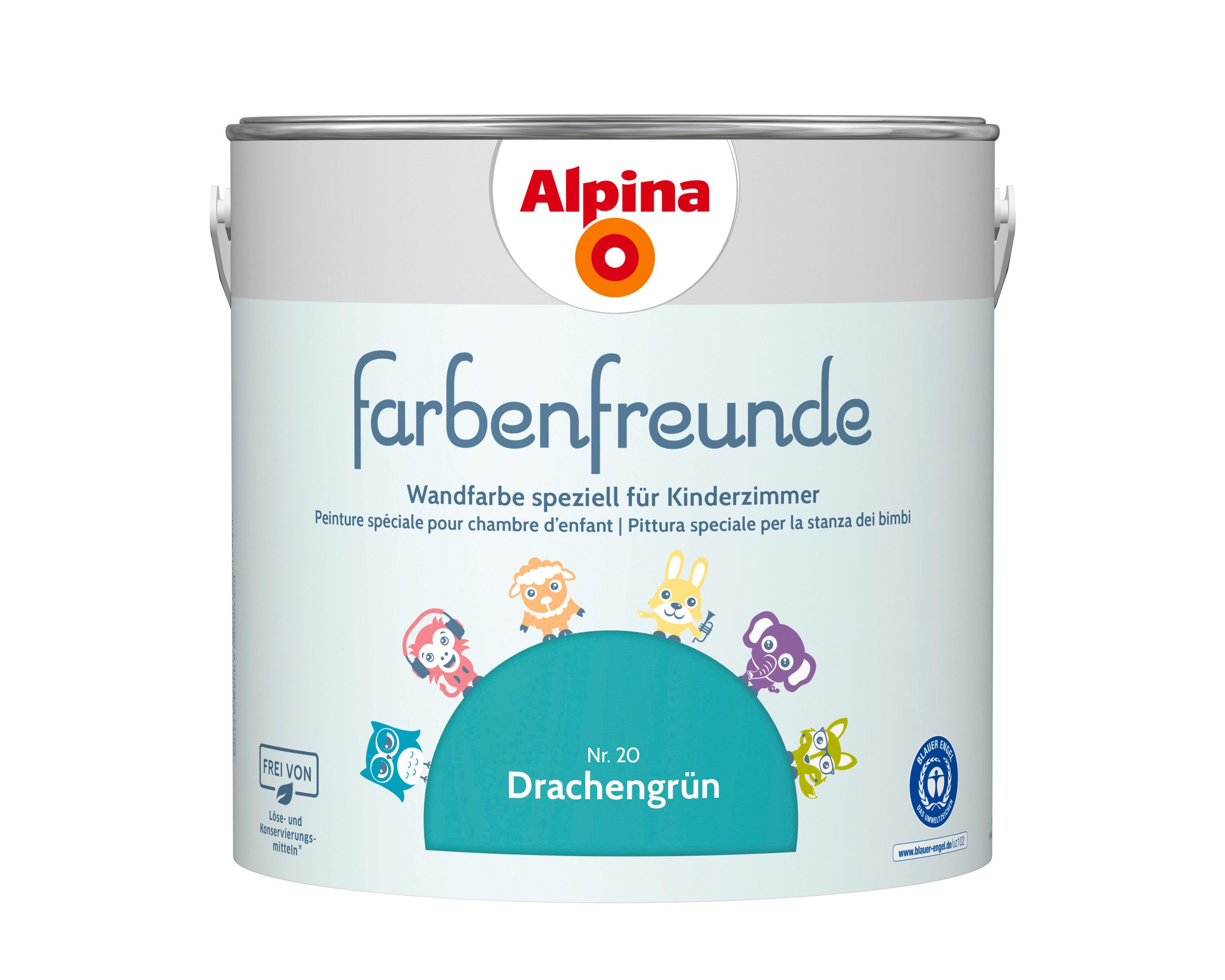 Alpina Wandfarbe Farbenfreunde 2,5 Liter matt